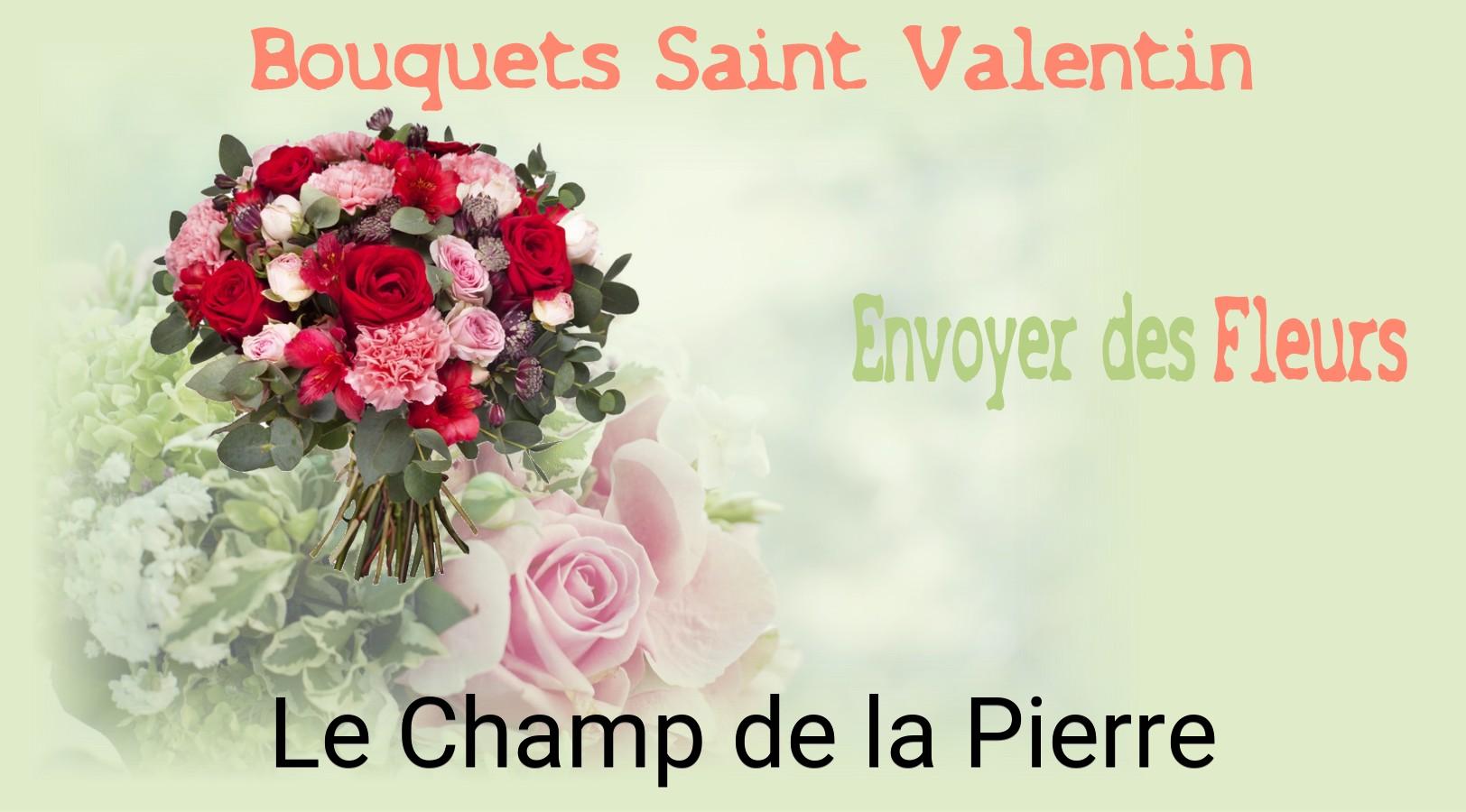 Roses de Saint-Valentin livrées à Le Champ-de-la-Pierre